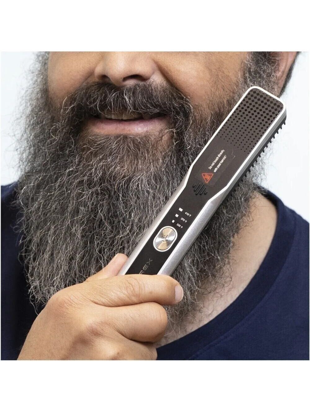 LIBEREX MEN'S HAIR BEARD STRAIGHTENING BRUSH